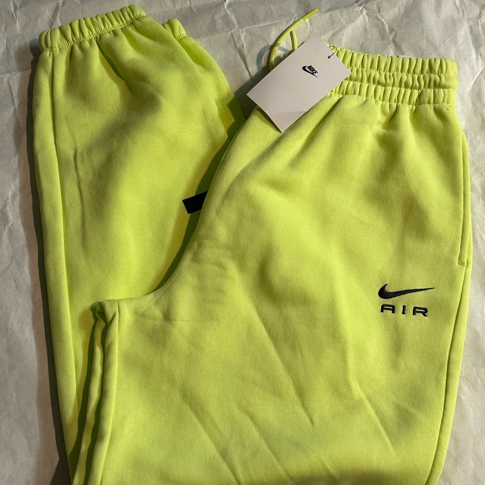 Nike Air Lime Green Joggers - Picture 7 of 7